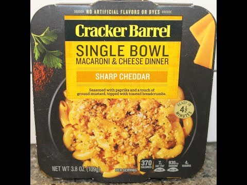Cracker Barrel Single Bowl Macaroni & Cheese Dinner:...
