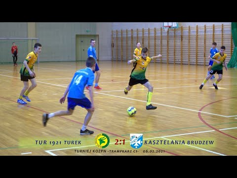 Tur 1921 Turek- Kasztelania Brudzew 2:1,KOZPN trampkarz C1, 6.02.2021