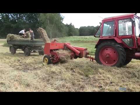 LPG (P) " Krummer Halm" - beim Heu pressen