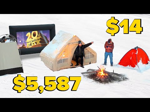 We Tested Expensive VS Cheap Winter Camping