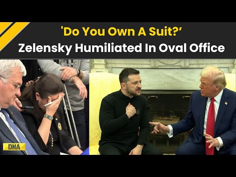 Trump Zelensky Meeting: Zelensky's Awkward Moment In Oval Office | Donald Trump Meeting | USA