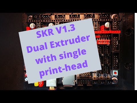 SKR 1.3 - Dual Extruder with single print-head