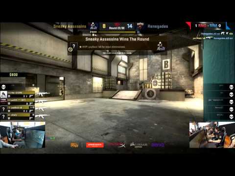 ACL Sydney - CSGO - Pool Play A - Renegades vs Sneaky Assasins - Game 2 - Part 2