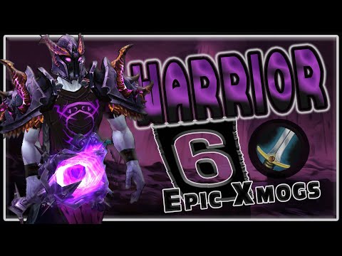 World of Warcraft BFA 6 Unique Warrior Transmog Sets