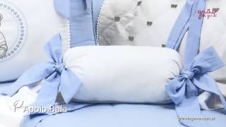 Quarto para Bebê sem Cama Babá Teddy Azul | Ref: 50396