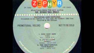JACK COSTANZO - MAN WITH THE GOLDEN ARM - LITTLE LP MR BONGO HAS BRASS - ZEPHYR ZP 7003