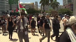 Pro-Palestine protesters arrested after attempt to block traffic, entrance to PortMiami