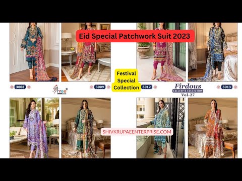Shree fab Firdous Exclusive Collection Vol 27 Pakistani Suit