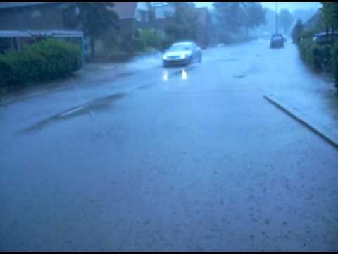 Vanuit de bus in Putten