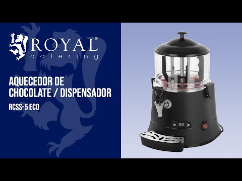 vídeo - Aquecedor de chocolate / dispensador - 440W - 5 litros