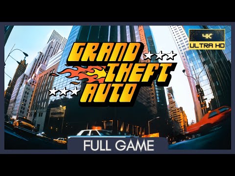 Grand Theft Auto 1 | Full Game | No Commentary | PS1 (ePSXe) | 4K