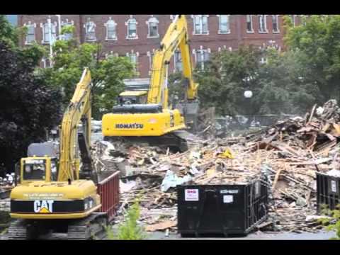 Friendly's Building Demolished