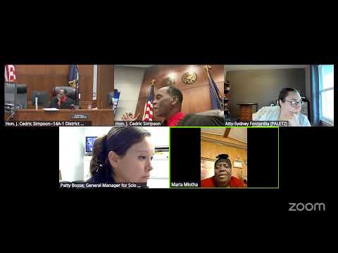 Hon. J. Cedric Simpson's Landlord Tenant Docket on 12/26/2025