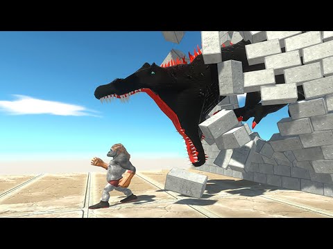 Dark Spinosaurus Surprise Attack - Animal Revolt Battle Simulator