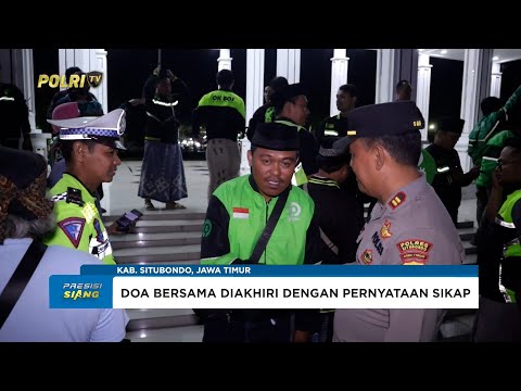 POLRES SITUBONDO BERSAMA ALIANSI DRIVER ONLINE GELAR DOA BERSAMA UNTUK ALMARHUM AFFAN