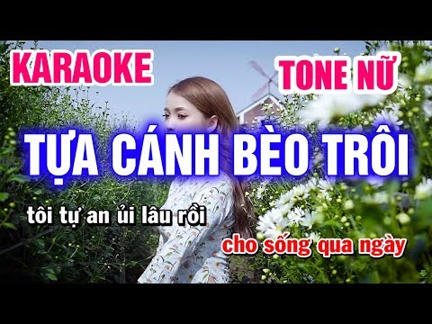 Karaoke Tựa Cánh Bèo Trôi Tone Nữ Nhạc Sống | Mai Thảo Organ