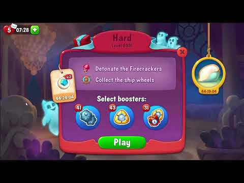 FISHDOM:  Level 8981 Hard level No boosters.