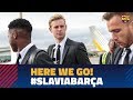 Trip to Prague before the Champions League match against Slavia