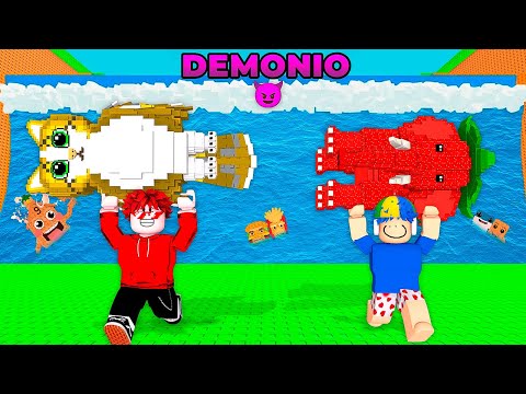 ESCAPE the MEGA TSUNAMI of BRAINROTS on Roblox...