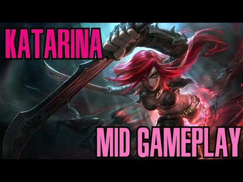 League of Legends - Katarina Mid Gameplay - WHEPA RESETS [PT-BR]