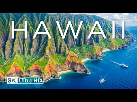 Hawaii 8K – Big Island’s Lava Fields, Tropical Gardens & Coastal Serenity