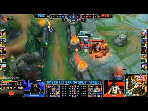 Fnatic vs Meet Your Makers - HIGHLIGHTS - EU LCS Spring 2015 - W7D2 - Season 2015 - LoL