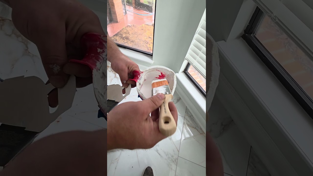 new Trylon brush from home depot is excellent #paintyourdreams #painting #paintingtechniques