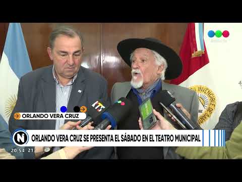 Orlando Vera Cruz se presentará el sábado en el Teatro Municipal