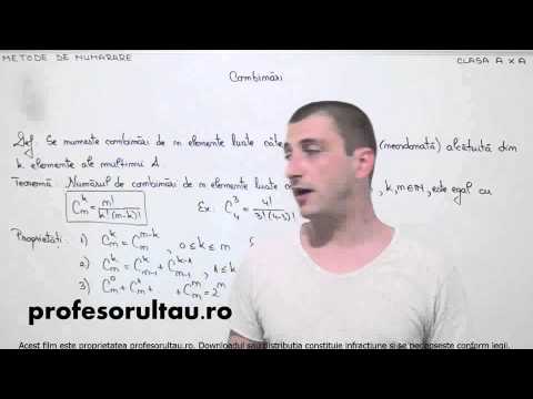 10   cls10   Metode de numarare   combinari - profesorultau.ro