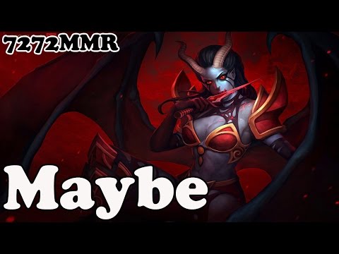 Dota 2 - Maybe 7272 MMR Plays Queen of Pain vol 3# - Ranked Match Gameplay