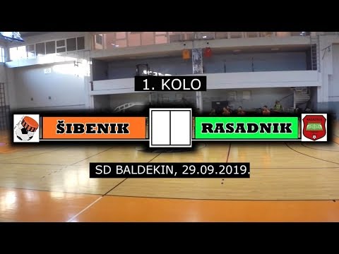 ŽMNL- 1. KOLO: ŠIBENIK - RASADNIK, ŠIBENIK 29.09.2019.