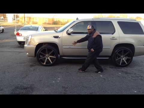 2009 CADILAC ON 24'' DUB WHEELS @RIMTYME HAMPTON