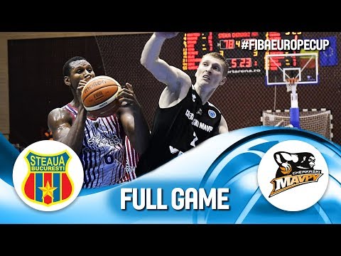 Steaua Bucuresti v Cherkaski Mavpy - Full Game - FIBA Europe Cup 2019