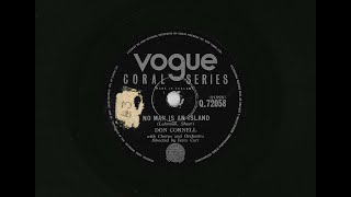 Don Cornell - No Man Is An Island