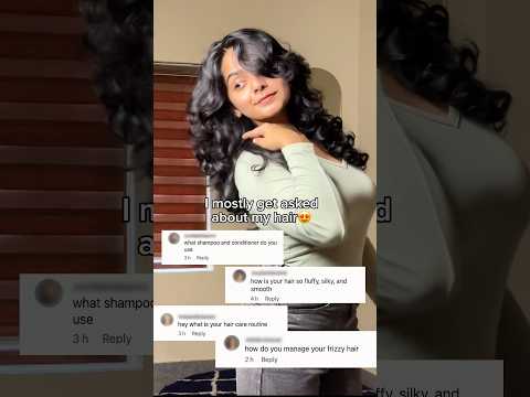 Haircare routine for thick-silky hair🥺#harithaknambiar #haircare #haircaretips