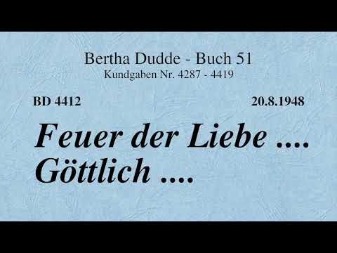 BD 4412 - FEUER DER LIEBE .... GÖTTLICH ....