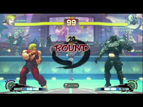 HIROPON [Seth] vs step1091x [Ken] SSF4 Japanese Online Ranked Matches - TRUE-HD