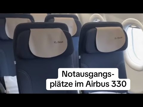 What are the emergency exit seats/XL seats in the A330 Neo like?