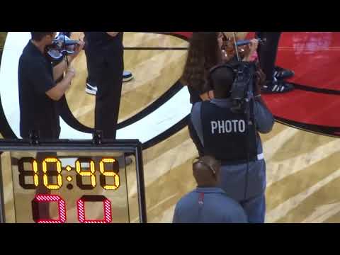 Coral Reef High School Orchestra @ Miami Heat half time