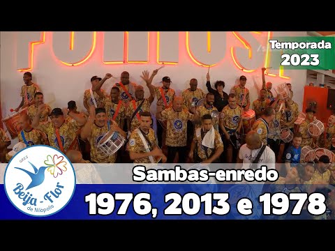 Beija-Flor 1976, 2013 e 1978 | Sambas ao vivo no Salgueiro Convida #SC23