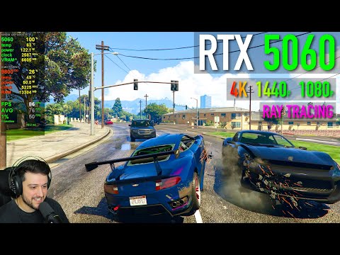 RTX 5060 8GB - GTA 5 Enhanced with Ray Tracing & DLSS4!