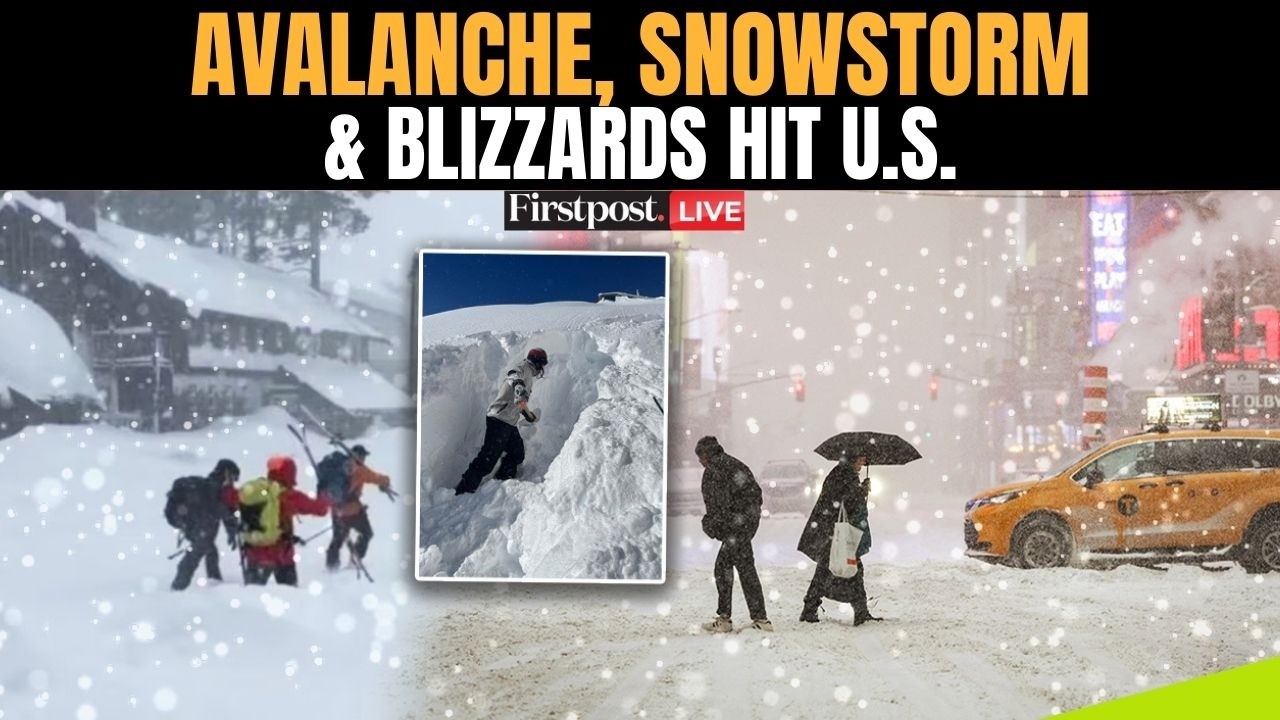 US Snow Storms LIVE: Avalanches & Blizzards in California, Utah After Dry Spell | Firstpost