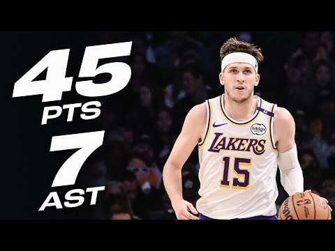Austin Reaves erzielt mit 45 Punkten einen neuen Karrierehöhepunkt! | 8. Februar 2025