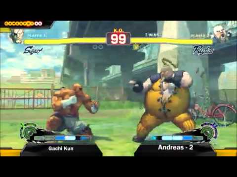 Gachikun - Sagat (JP) vs WW.MCZ.(Premium Hands)Andreas - Rufus (UK)