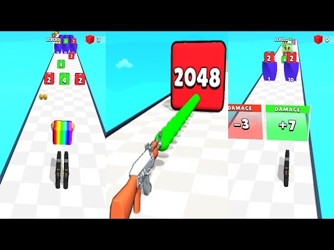 Gun Up Ball Master 2048 Gameplay Mobile Game Walkthrough All Levels Android Ios #1