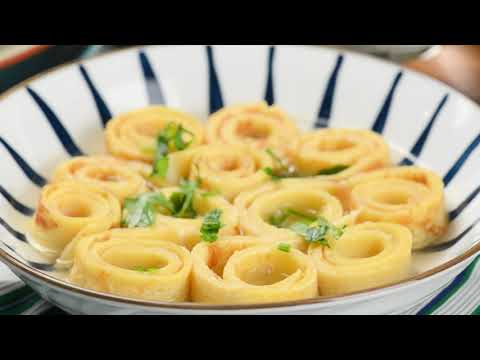 Traditional German Pancake Soup, Flädlesuppe (Thermomix® Singapore)