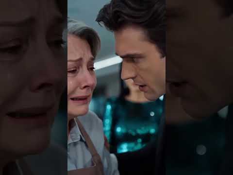 Невеста заставила старушку мыть посуду на роскошной вечеринке... но вдруг на кухню зашел жених.
