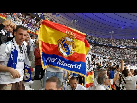 20,000 Real fans singing HALA MADRID y nada mas I Champions League Final Paris 2022