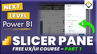 Build This Custom Power BI Slicer Panel ( FREE UX/UI Design Mini-Course - Part 1)