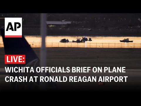 LIVE: Wichita officials hold press conference on plane crash at Ronald Reagan Airport